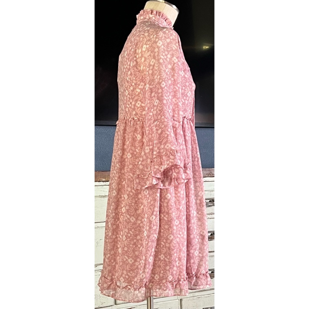 Misa Los Angeles Pink Floral Dress XS - Picture 4 of 9